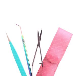 Vente chaude Extension De Cils Pince À Épiler Ensemble Volume Cils Couleur Pince À Épiler Outils De Maquillage Marque Privée Prix De Gros - Product Image 6