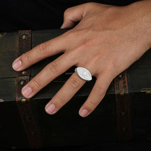 Women's White Gold Marquise Cut Diamond <b>Ring</b> D Color Natural GIA Certified Classic Engagement Style - Product Image 1