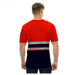 Chemise de sécurité personnalisée pour hommes, haute visibilité, réfléchissante, imperméable, autocollante, en PVC/Nylon, vêtements de travail de qualité supérieure, uniforme industriel - Product Image 2