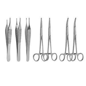 Juego de 38 Piezas de Instrumentos Quirúrgicos para Laparotomía Pediátrica, Kit de Cirugía Plástica, Retractores de Acero Inoxidable, Pinzas, Tijeras - Product Image 3