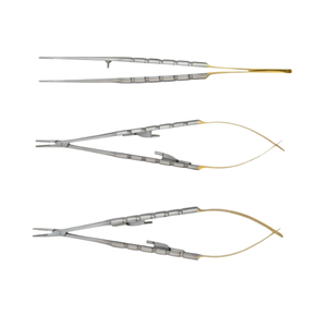 Nouveauté : Ensemble de 4 instruments de microchirurgie en acier inoxydable, outils microchirurgicaux - Product Image 4