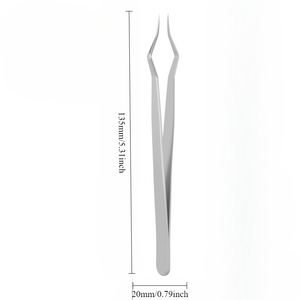 แหนบต่อขนตาขายดี ผลิตจากสแตนเลสอย่างดี ผ่านการทดสอบด้วยมือ ปลายแหลม - Product Image 2