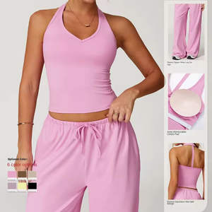 Custom Women 3-Piece Yoga Set Zipper Jacket Sports Bra <b>Leggings</b> Shorts High Waist Front Quick Dry Breathable Four-Way Stretch - Product Image 2