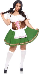 Vestido Dirndl Bávaro para Mujer, Material de Poliéster, Disfraz para Televisión y Cine, para Oktoberfest y Festivales Bávaros, Venta al Por Mayor Personalizada - Product Image 4