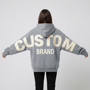 Sweat à capuche personnalisé pour femme en molleton épais French Terry, délavé à l'acide, tie-dye, écologique, 460 GSM, style streetwear avec impression personnalisée - Product Image 4
