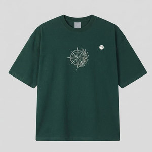 เสื้อยืดทรงบ็อกซี่ผู้ชายขายดี ผ้าคอตตอนหนานุ่มคุณภาพสูง ทรงหลวมสบาย สไตล์สตรีทแวร์ เหมาะสำหรับแฟชั่นประจำวัน - Product Image 5