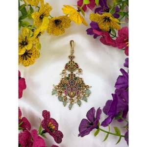 Myra Traditional Mang Tika-Indian Ethnic Artificial Cultural Collectible Jewelry - Product Image 3
