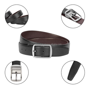 Cinturón reversible de cuero, pedido a granel, precio al por mayor, diseño personalizado - Product Image 4