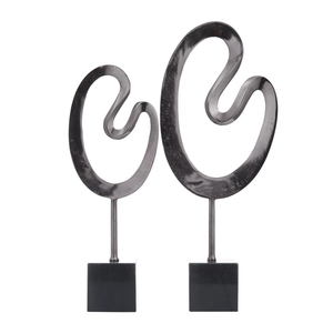 Sculpture en métal durable de qualité supérieure, art déco moderne, artisanat solide, ornement décoratif pour la maison, le salon, un cadeau d'anniversaire à un prix raisonnable - Product Image 6
