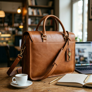 Sac Messager en Cuir pour Ordinateur Portable 16 Pouces, Sacoche de Voyage d'Affaires, Porte-Documents de Bureau, Personnalisable avec Logo OEM, Sac Exécutif de Bureau – Vente en Gros - Product Image 2