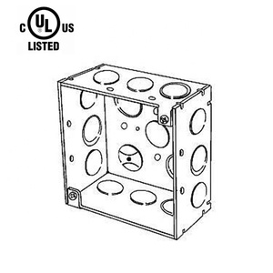 Hộp Điện Treo Tường Hình Vuông <span class=keywords><strong>4</strong></span> In * <span class=keywords><strong>4</strong></span> In * 2-1/8 In Hộp Điện Hàn 2 Gang Kim Loại - Product Image 2