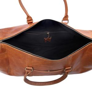 กระเป๋าเดินทางขนาดใหญ่แบบกำหนดเองสำหรับ OEM กระเป๋าสะพายไหล่แบบพกพาอเนกประสงค์ กระเป๋าหนังคุณภาพสูง - Product Image 6
