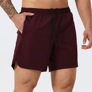 Side Split Gym Shorts Men Quick Dry Gym Running Shorts Wholesale Double <b>Layer</b> Fitness Shorts Exercise Gym Wears Shorts - Product Image 3