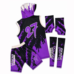 7v7 Flag Football Uniforms OEM Custom American Football Jersey Heat-Transfer Printed Breathable Sleeveless <b>Compression</b> Sets - Product Image 2