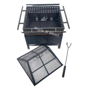 Brasero de Hierro de Lujo con Pintura Resistente al Calor, Diseño Independiente, Calentador Exterior para Leña/Carbón - Product Image 2