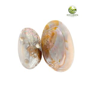 Jabonera de Nácar Natural de Lujo con Borde Dorado, Soporte para Jabón de Concha Hecho a Mano, Plato Decorativo para Baño, Venta al por Mayor - Product Image 5