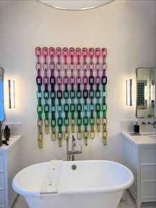 Chaînes en résine colorées de qualité supérieure pour la décoration murale intérieure, luminaire suspendu décoratif, accessoire suspendu DIY pour l'esthétique de la pièce - Product Image 5