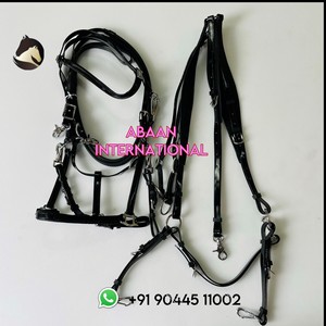Brida de Resistencia para Caballo de PVC con Acolchado de EVA y Riendas, Juego Completo Modelo HRB-365 para Tamaños Full/Cob, Fabricante en India - Product Image 5