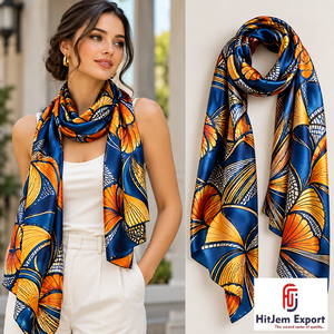 Premium <b>Long</b> <b>Scarf</b> Soft Fabric Custom Printing White Label Low MOQ OEM ODM Textile Manufacturer - Product Image 5