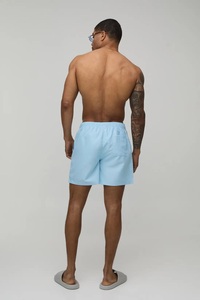 <b>Men's</b> Casual High-Waist Board Shorts Custom Print Pattern Quick Dry Breathable Swim <b>Trunks</b> With Drawstring - Product Image 2