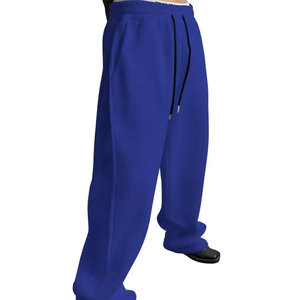 Men's Modern Athletic Sweatpants with Breathable Cotton Blend Fabric <b>Elastic</b> <b>Waist</b> Functional Pockets Slim Tapered Leg Design - Product Image 1