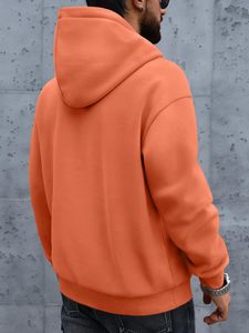 Custom Blank <b>Oversized</b> <b>Hoodies</b> <b>for</b> <b>Men</b> Heavyweight Cotton Pullover Sweatshirts Drop Shoulder Streetwear Apparel Wholesale - Product Image 4