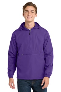 <b>Men's</b> Lightweight <b>Pullover</b> Anorak Windbreaker <b>Jacket</b> Hooded Half Zip Outdoor Sports Casual <b>Jacket</b> with Kangaroo Pocket Custom - Product Image 6