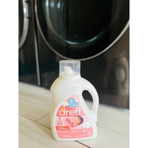 Adoucissant liquide ultra-concentré Dreft HEC 170 onces, écologique, parfum rose, jetable, antibactérien pour vêtements - Product Image 5