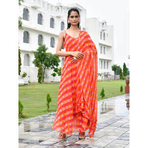 ชุดสูทสีส้มซานตูร์ เอ็กซ์เอส ชีฟฟอนผ้าเนื้อนุ่มใส่สบาย - Product Image 2