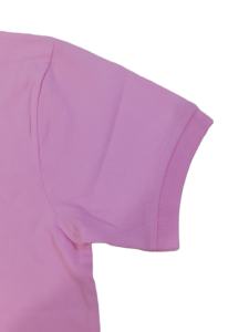 เสื้อยืดผ้าฝ้าย100% สำหรับผู้ชายติดกระดุมปิดสีทึบดีไซน์แบบกำหนดเอง - Product Image 5