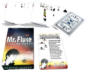 Jeu de cartes de magie MR FLUKE, cartes marquées, lot de 2, rouge et noir, Spy Deck, mentalisme et révélation de cartes - Product Image 6