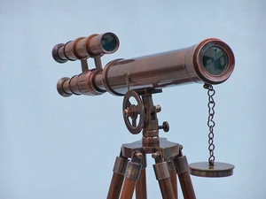 Spyglass de latón hecho a mano con soporte de trípode ajustable para acampar aventuras al aire libre - Product Image 6