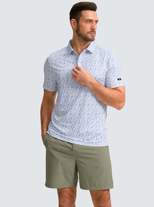 Shorts de golf décontractés pour hommes, taille élastique, cordon de serrage, haute qualité, longueur genou, légers, respirants, en coton, anti-humidité, séchage rapide - Product Image 6