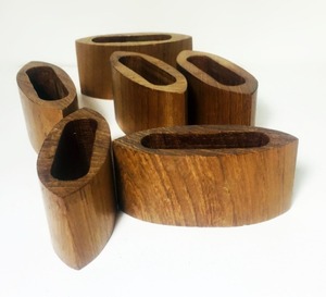Anillos de Servilleta de Madera Premium Hechos a Mano, Modernos y Ecológicos, Decoraciones para Mesa de Boda, Decoraciones para Banquetes, Uttar Pradesh Craft Emporium - Product Image 1