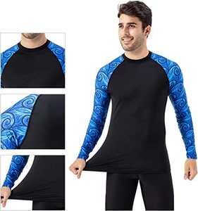 Camiseta de Playa de Manga Larga con Protección UV para Hombre, de Secado Rápido - Product Image 1
