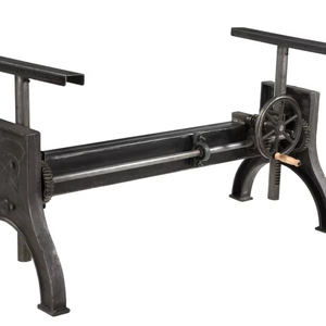 ข้อเหวี่ยงเหล็กหล่ออุตสาหกรรมโต๊ะรับประทานอาหารห้องรับประทานอาหารเฟอร์นิเจอร์ภายในบ้าน - Product Image 1