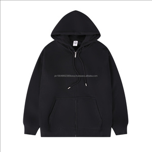 Poids lourd 600g Mi mixte argent renard velours fermeture éclair sweat à capuche multicolore sweat à capuche pour hommes et femmes à porter - Product Image 4