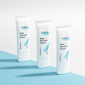 TIAM 50ml Crema de cuidado solar diario SPF 50 + PA ++++ Protector solar coreano con niacinamida - Product Image 1