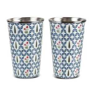 Wholesale Stainless Steel Glass Set Laser Line Pattern Metal Tumbler Pack Heavy Duty <b>Reusable</b> Drinking <b>Cups</b> For Family Hotel - Product Image 5