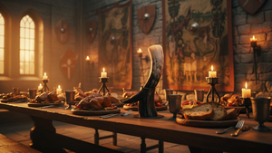 Corne à boire avec support, faite à la main en corne naturelle, tasse à bière, vaisselle pour la maison, le bar, les fêtes, les festivals et la décoration historique - Product Image 3