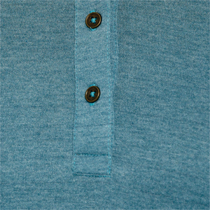 <b>Women's</b> Solid Color O-Neck Long Sleeve <b>Henley</b> T-<b>Shirt</b> Buttons Regular Fit Casual Nonwoven Top Breathable Cotton Plain Dyed Logo - Product Image 5