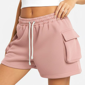 Shorts de survêtement pour femmes, style été, en coton molletonné, coupe décontractée, pour la maison, style streetwear, vente en ligne - Product Image 1
