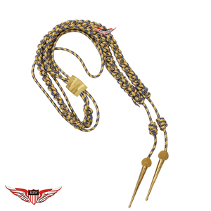 Aiguillette torsadée avec pointe argentée métallique - Product Image 6