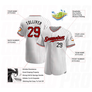 Camiseta de Béisbol Sublimada Personalizada, Último Diseño, Crea Tu Propia Camiseta de Equipo con Botones, Tejido Transpirable de Secado Rápido, Ropa Deportiva - Product Image 4