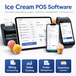 ซอฟต์แวร์ POS สำหรับไอศกรีมระดับมืออาชีพ พร้อมระบบจัดการสินค้าอัจฉริยะและการติดตามยอดขายแบบเรียลไทม์ - Product Image 1