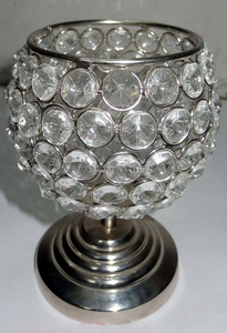 <b>CANDLE</b> <b>HOLDER</b> <b>SILVER</b> WEDDING DECORATION CRYSTAL <b>CANDLE</b> <b>HOLDER</b> HANDMADE HIGH QUALITY MODERN HOME DECORATION <b>CANDLE</b> <b>HOLDER</b> - Product Image 4