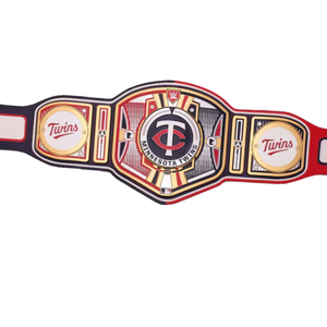 Cinturón de Campeonato de los Minnesota Twins, Cinturón de Lucha Libre y Béisbol Personalizable, Cinturón Deportivo Coleccionable de Alta Calidad para Fanáticos - Product Image 5