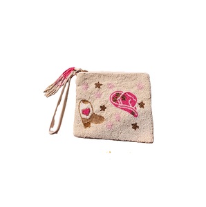 Traditional <b>Seed</b> Beads Coin Pouch Handmade Fashion Purse Fancy <b>Seed</b> Beads Coin Purse with Handmade Zipper Closure - Product Image 4