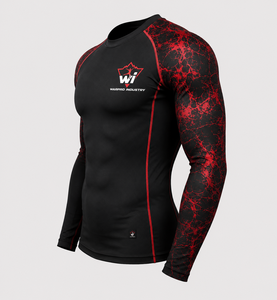 Camiseta de Compresión de Manga Larga Personalizada para Hombre, Ropa Deportiva para Guardias de Seguridad y Entrenamiento Físico con Diseño Sublimado - Product Image 3
