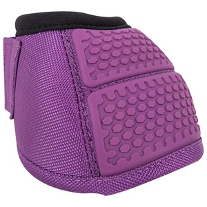 Protège-jambes de sport personnalisés en tissu violet pour chevaux, avec clochettes en PVC, semelle antidérapante et fermeture auto-agrippante - Product Image 5